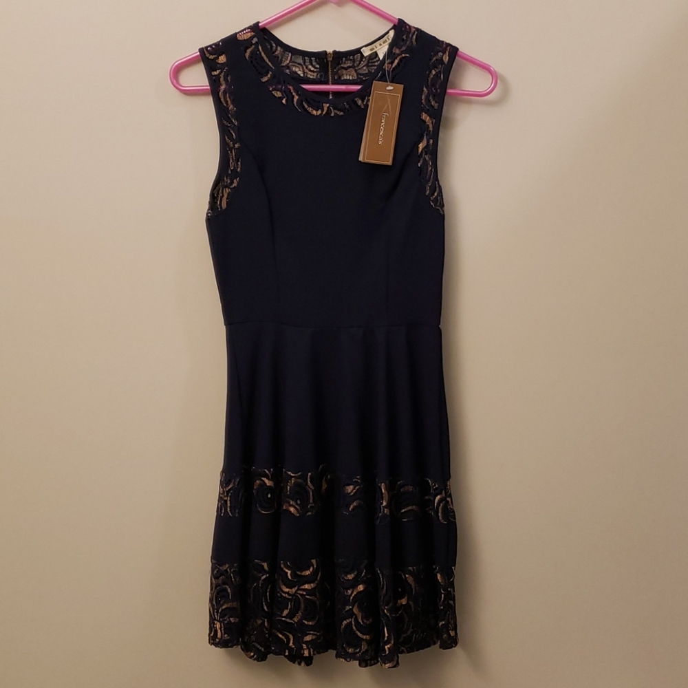 NWT Miami Navy Blue Dress | XS
